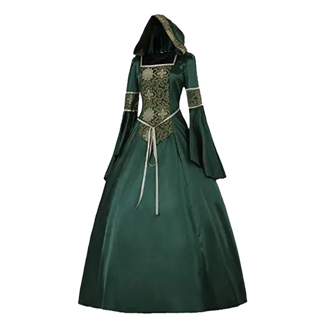 Vestido Victoriano De Baile Para Mujer, Vestido Vintage Medieval Renacentista, Vestido Gótico Con Cordones, Más Disfraces