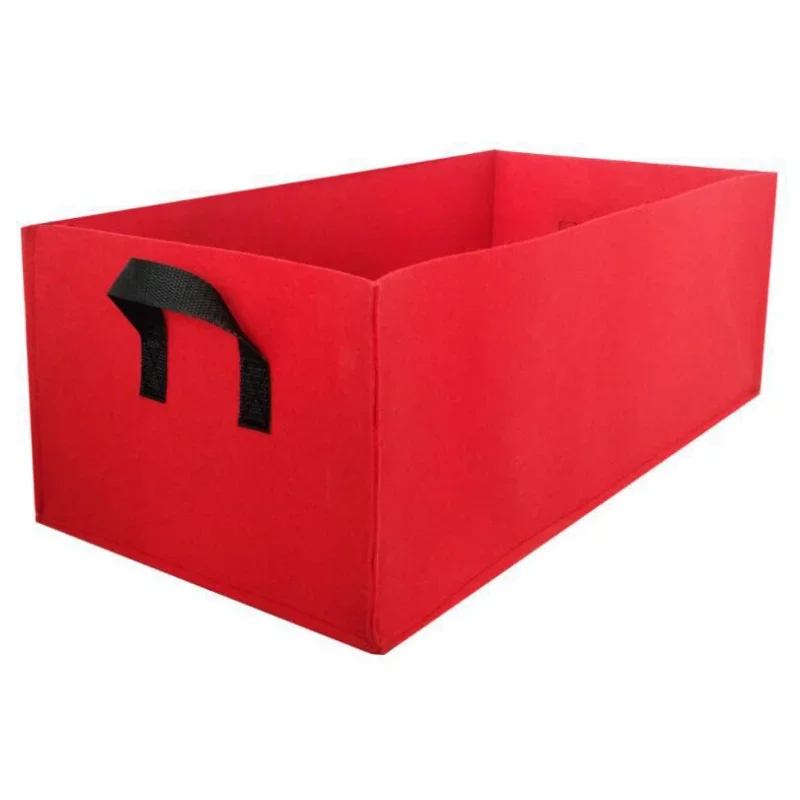 Flower Pot Felt Grow Bag Rectangle Planting Nursery Pot Flower Plant Pot Vegetable Tomato Potato Planters Container Outdoor Garden Tool