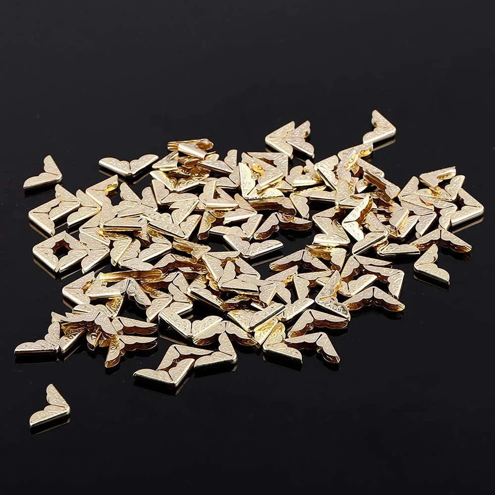 SKYPRO Lot De 8 Protections D'angle En Métal Argenté Pour Cofe En