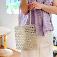 Featured Woven Yarn Silver Core Yarn Feve Same Style Sparkling Silver Thread DIY Hand Crochet Bag Fancy Wire Yarn for Crochet 2