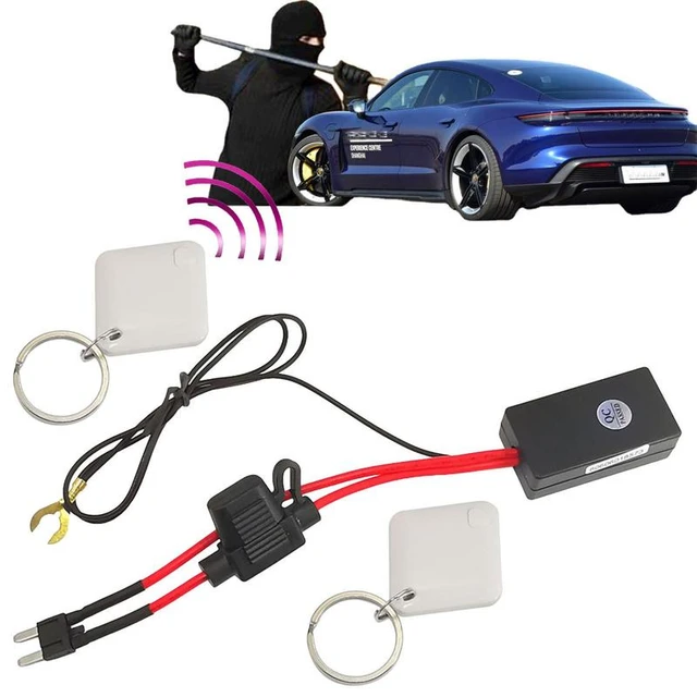 Système d'immobilisation de voiture, dispositif de sécurité sans fil avec  fonction de détection automatique et cache Anti-piratage - AliExpress