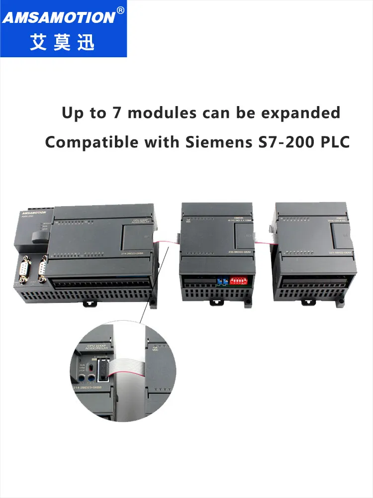 S7-200 PLC expansion module AMSAMOTION compatible with Siemens PLC
