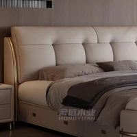 Lit de Luxe avec Tiroirs de Rangement pour Chambre à Coucher – Cadre de Lit Moderne Queen ou Twin – Accessoires de Maison pour Chambre à Coucher 4