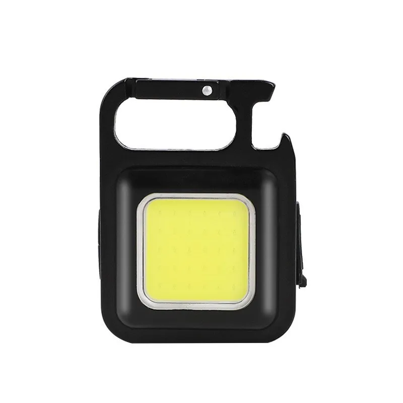 Mini COB Flashlight Keychain LED Pocket Work Light led flashlight camping lamp led work light keychain light work light USB Rechargeable Magnetic Repair Clare Outdoor Camping Lamp Portable Lighting