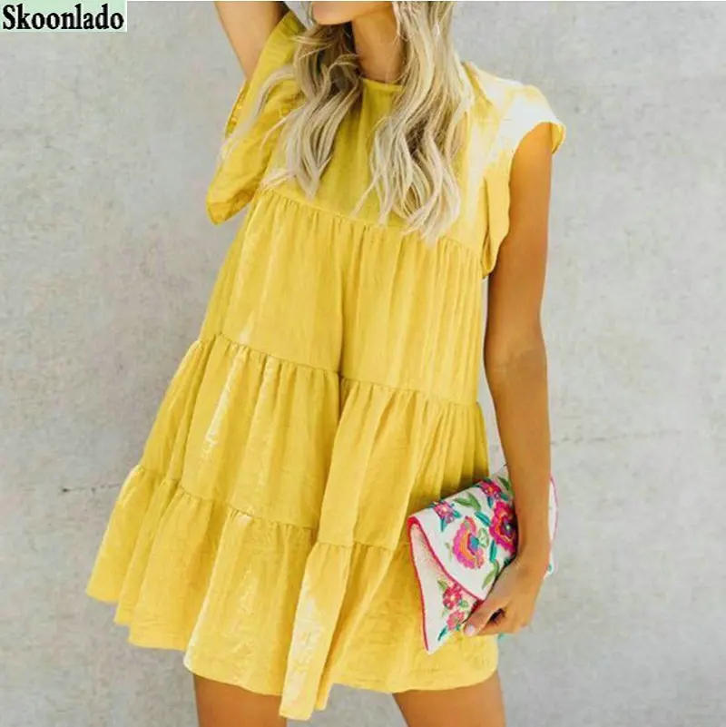 

Women Plus Sizes Cotton Linen Dresses Summer Cool Material Good Quality Female Cotton Dresses Oversize Lady Clothes Original New