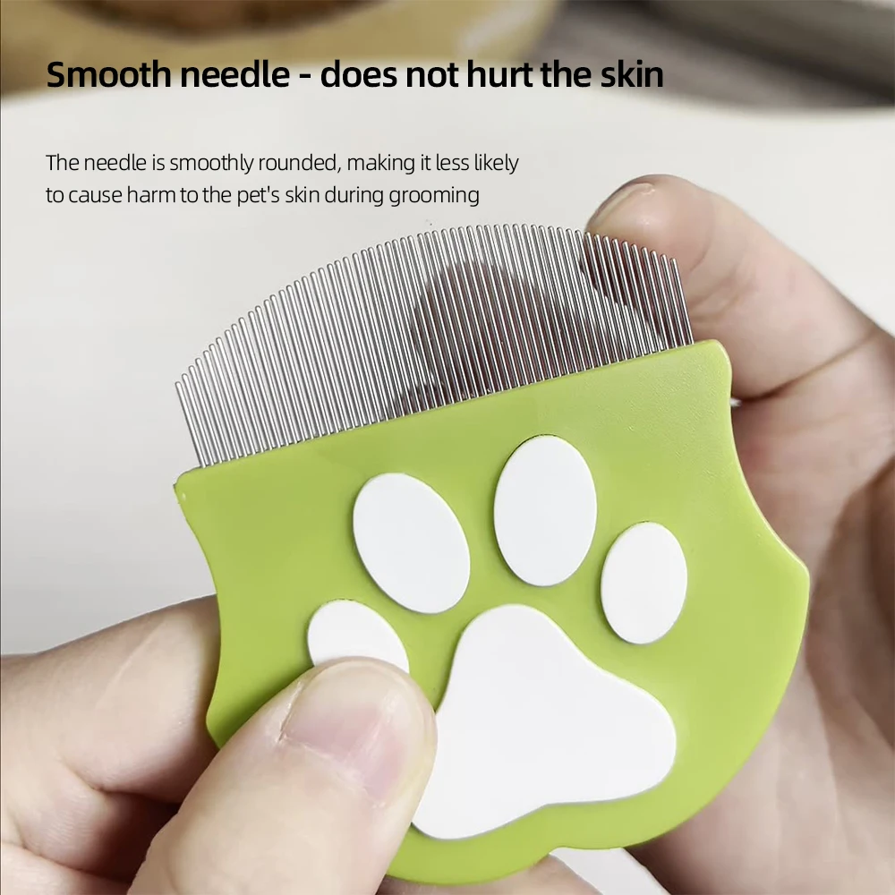 Pet Grooming Comb - Precision Curved Detangling Tool