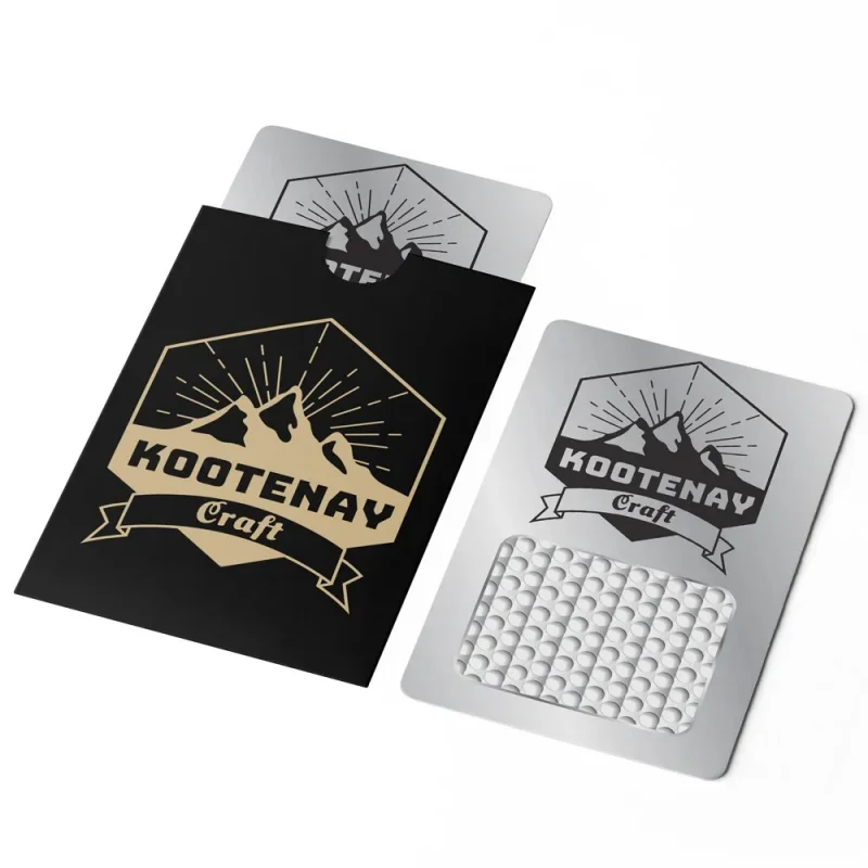 

Customized product、Custom 304 stainless steel metal herb crusher card gold /silver plated metal business card