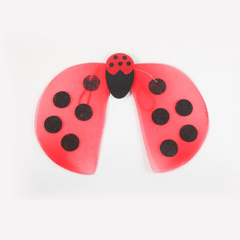 Girls Ladybug Ladybird Fairy Costume Sets Birthday Party Wings Dress Up for Halloween Tutu Magic Wand Headband Cosplay Props