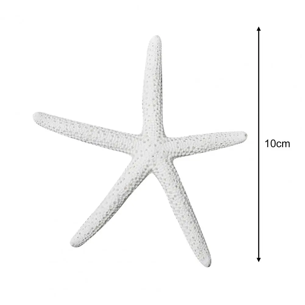 Artificial Starfish Solid Color Decorative Resin Beach Coastal Starfish Nautical Ornament For Wedding Party Home Decoration resin starfish ornaments