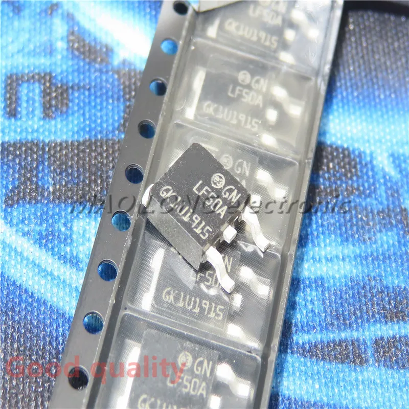 

100PCS/LOT LF50 LF50CDT LF50CDT-TR Chip TO-252 5V 500MA Linear Regulator IC Chip