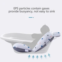 Baby Bath Seat Support Mat Foldable Baby Bath Tub Pad & Chair Newborn Bathtub Pillow Infant Anti-Slip Soft Comfort Body Cushion 2