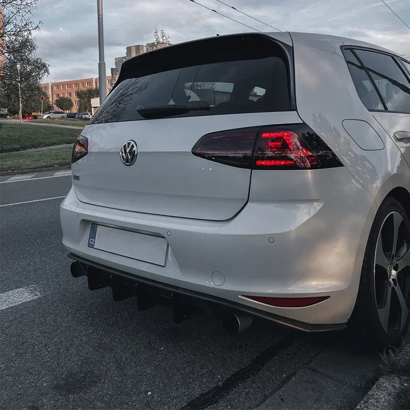 Paraurti Posteriore Stile Diffusore Per Golf 7 GTI - Accessorio Auto In ABS, Design Sportivo E Aggressivo - Foto 9