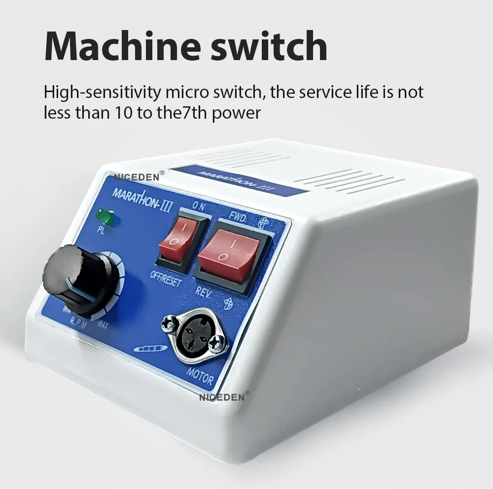 Dental 35000 RPM Marathon Micromotor Polisher Hand Grinder Lab