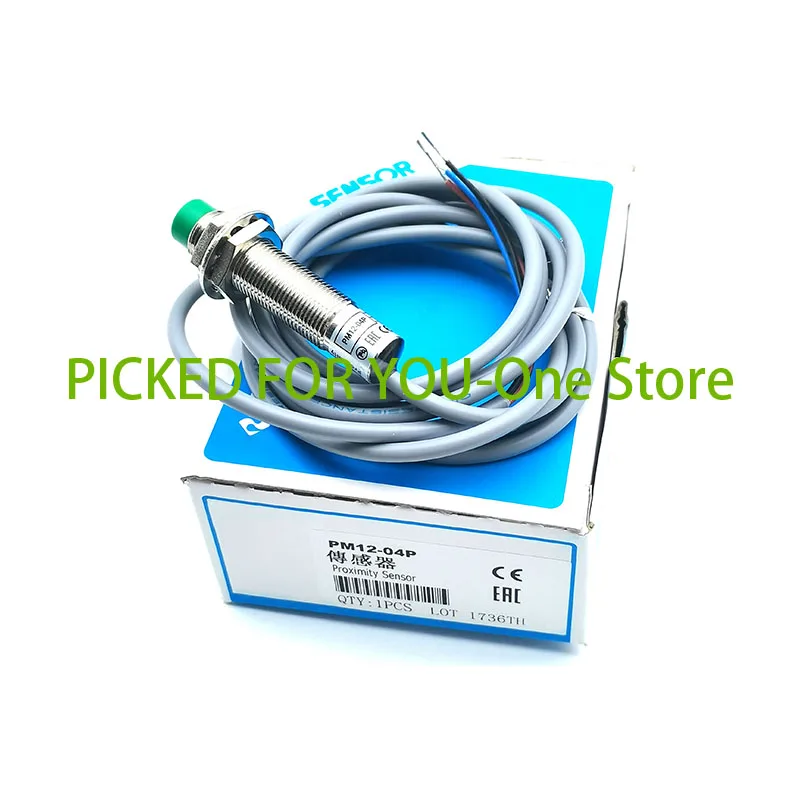 

1pcs New Metal Induction Switch PM12-04P Sensor