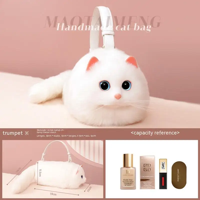 Cat Bag Female Niche Design Sense Summer New Popular Ins Style Crossbody Bag, Crossbody Bag, Strap Cat Cute Backpack