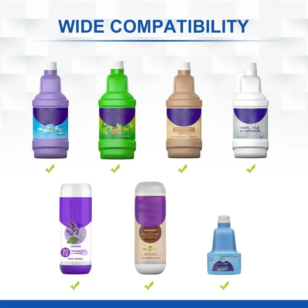 5 Pièces Réutilisables Pour Vadrouille Swiffer - Bouchons De Bouteille Et Récipient De Recharge - Neuf, Origine Chine