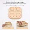 Food Grade Silicone Dining Plate Children 3-Grids Dishes Eating Training Tableware Feeding Tray With Sucker Anti-Drop Baby Stuff 6