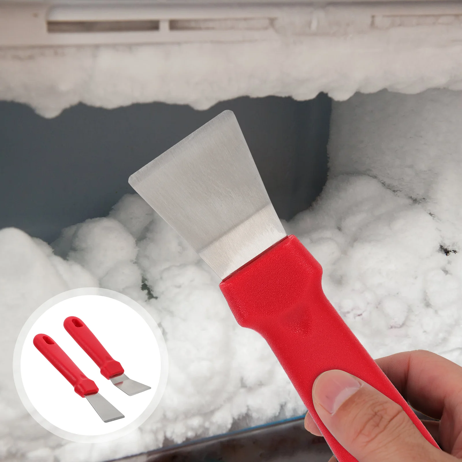 

4 PCS Fridge Refrigerator Deicing Ice Scraper Freezer Frost Deicer Removal Gadget