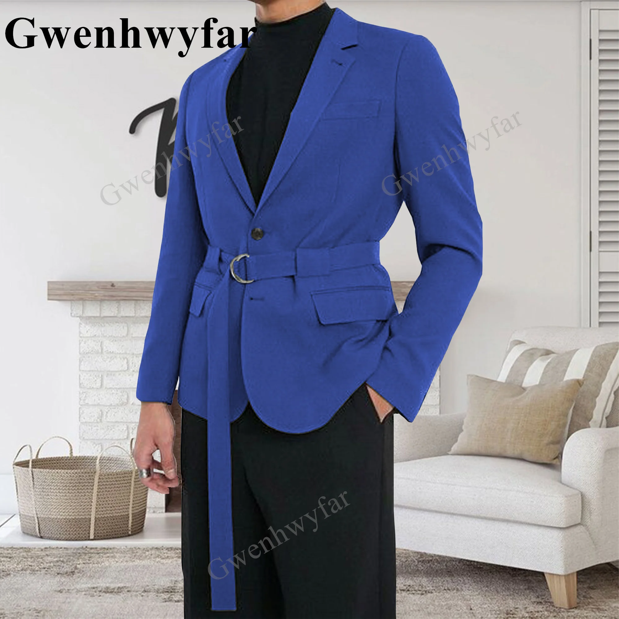 Gwenhwyfar Dark Purple 2023 Tailor Made Latest Male Suits For Wedding Two Pieces Notched Lapel Slim Fit Formal Business Best Men