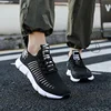 Men's Comfortable Shock-absorbing Design Running Shoes Lightweight Eye-catching Breathable Trendy Grid Anti Slip Casual Shoes 1