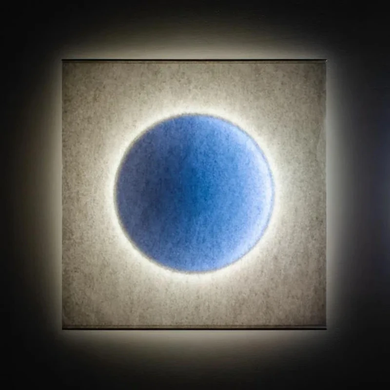 Moodmoon paper wall lamp dimmable Creative Colorful Wall light for Living Room bedroom Cafe Background  Designer wall lamp 6
