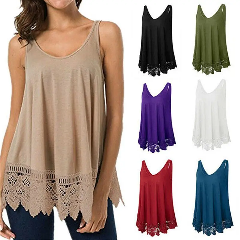 

V Neck Sexy Vest Tops Summer Ladies Casual Tank T-shirt Women Baggy Sleeveless