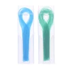 100Pcs Dental Floss Threader Dental Traction Line Oral For Crown Brace Bridge Implant Hoop Threading Braces Steel Traction 2