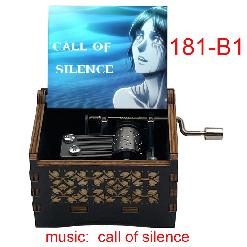 Anime Titan music call of silence Music Box Musical attack on Theme Fans Kids Festival New Year Gifts music box