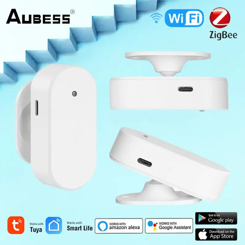 

Tuya Zigbee/WiFi Human Presence Detector 24G Radar Distance Smart Human Body Motion PIR Sensor Support Alexa Google Assistant