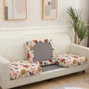 1/2/3/4 Seater Sofa Seat Cushion Cover for Living Room Pets Kids Furniture Printing Stretch Washable Removable Chair Seat Cover 2