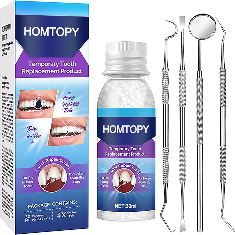 15/25 g Temporary Tooth Replacement Material Tooth Filling Temp Replace  Missing Denture Adhesive DIY Teeth Repair Dental - Price history & Review, AliExpress Seller - Women Girl Cosmetic Store