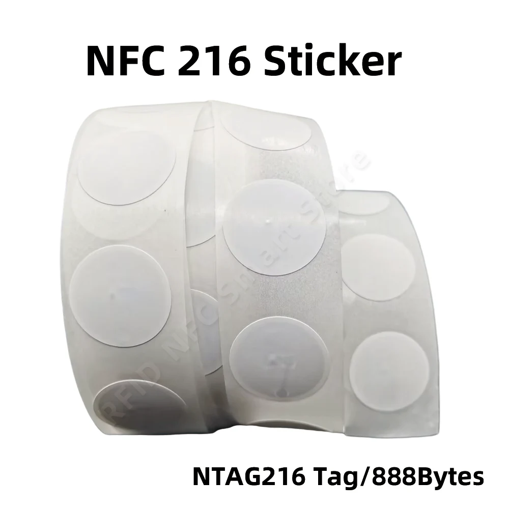 10PCS NFC Tag NTG216 Label NFC 216 Adhesive Lable Sticker RFID 13.56Mhz For Huawei Share ios13 Personal Automation Shortcuts 4