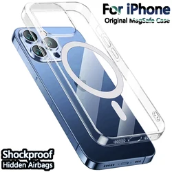 Enhanced Magnetic Clear Acrylic Silicone Case Cover - 7 - 8 - SE 2020 (Clear)