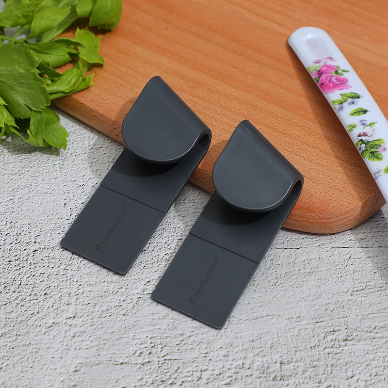 6pcs/Set Pot Lid Holder Wall-Mounted Hanging Holder For Pan Pot Cover Rack Plastic Kitchen Storage Rack Kitchen Organizer kitchen storage rack wall mounted organizer kitchen lid rack