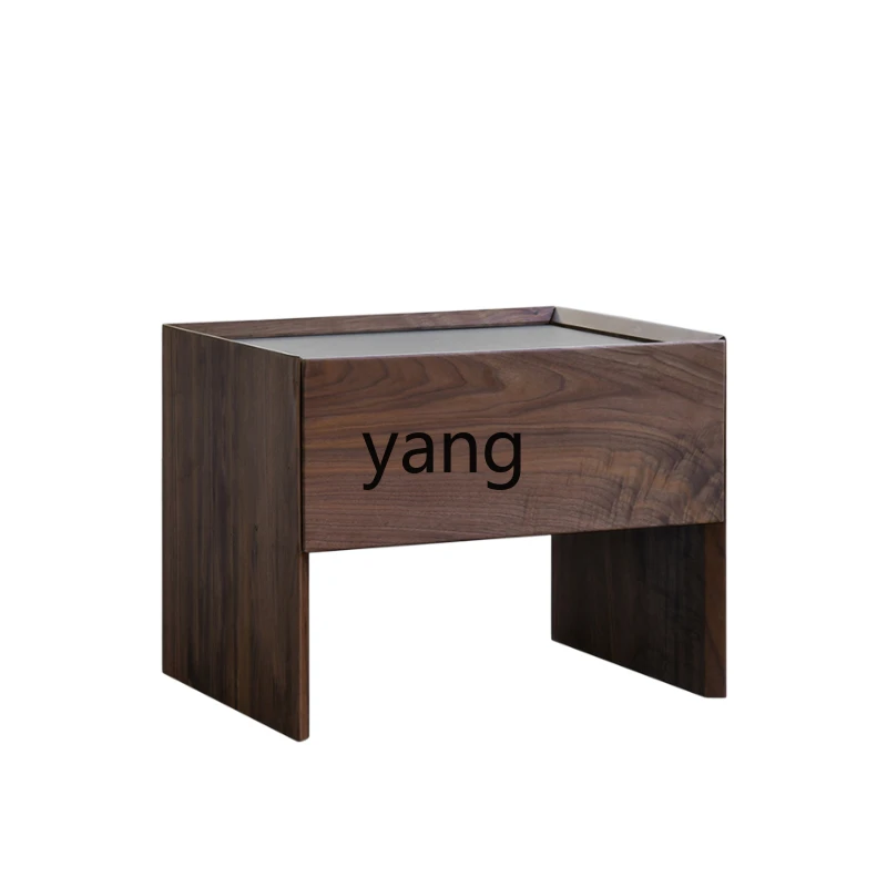 

Yjq Modern Bedside Cabinet Design Simple Storage Storage with Drawer Minimalist Solid Wood Bedside Cabinet