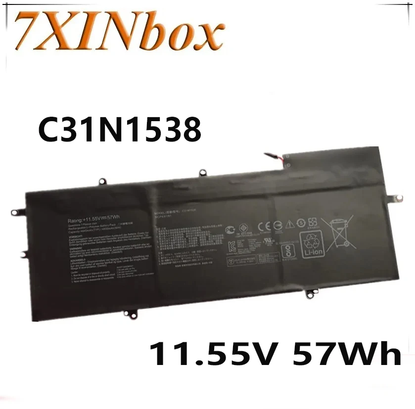 

7xinbox 11,55 в 57Wh Оригинальный аккумулятор для ноутбука C31N1538 для ноутбука Asus ZenBook Q324UA UX360UA