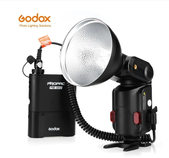 

Внешняя портативная фотовспышка Godox Witstro AD-180 180W GN60 с литиевым аккумулятором PB960 для Canon Nikon