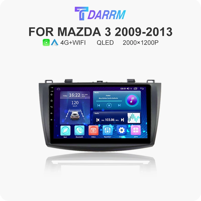 

Android Car Radio Multimedia for Mazda 3 II Mazda3 BL 2009 2010 2011 2012 2013 Video Player GPS Carplay Auto Navigation Stereo
