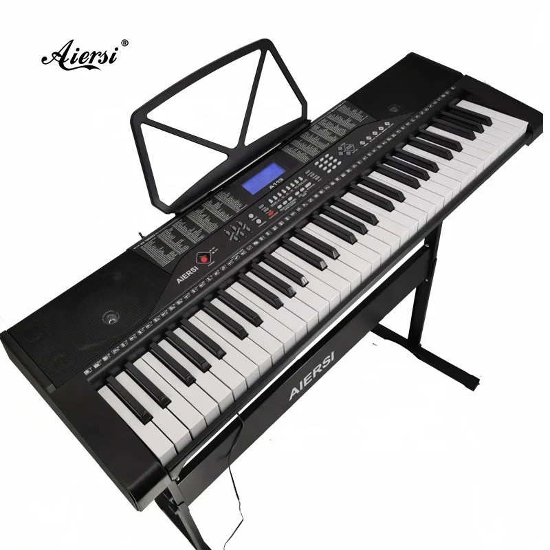 Portable Electric Sound Keyboard Organ 61 Keys Keyboard Bluetooth Function Music Play Digital Piano Church