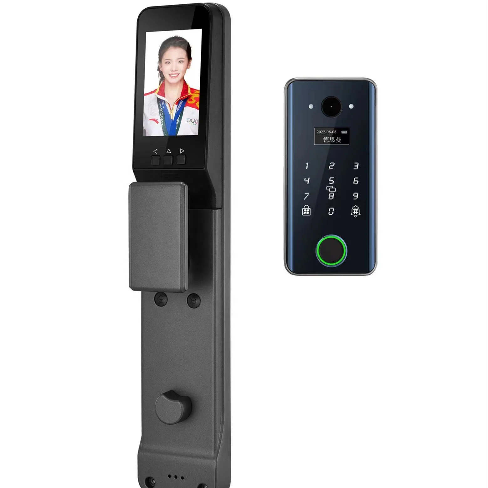 

Полностью автоматический умный дверной замок со сканером отпечатков пальцев