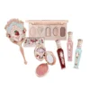 Flower Knows Strawberry Rococo Series Makeup Set Glitter Matte Eyeshadow Palette Blusher Power Velvet Lipstick Kit 1