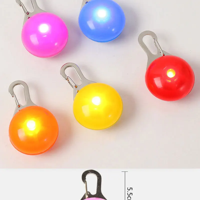 Description Picture 6 of itemLED Glowing Pendant Flashlight Dog Cat Collar Pet Leads Accessories Bright Night Safety Decoration LED Luminous Glowing Pendant