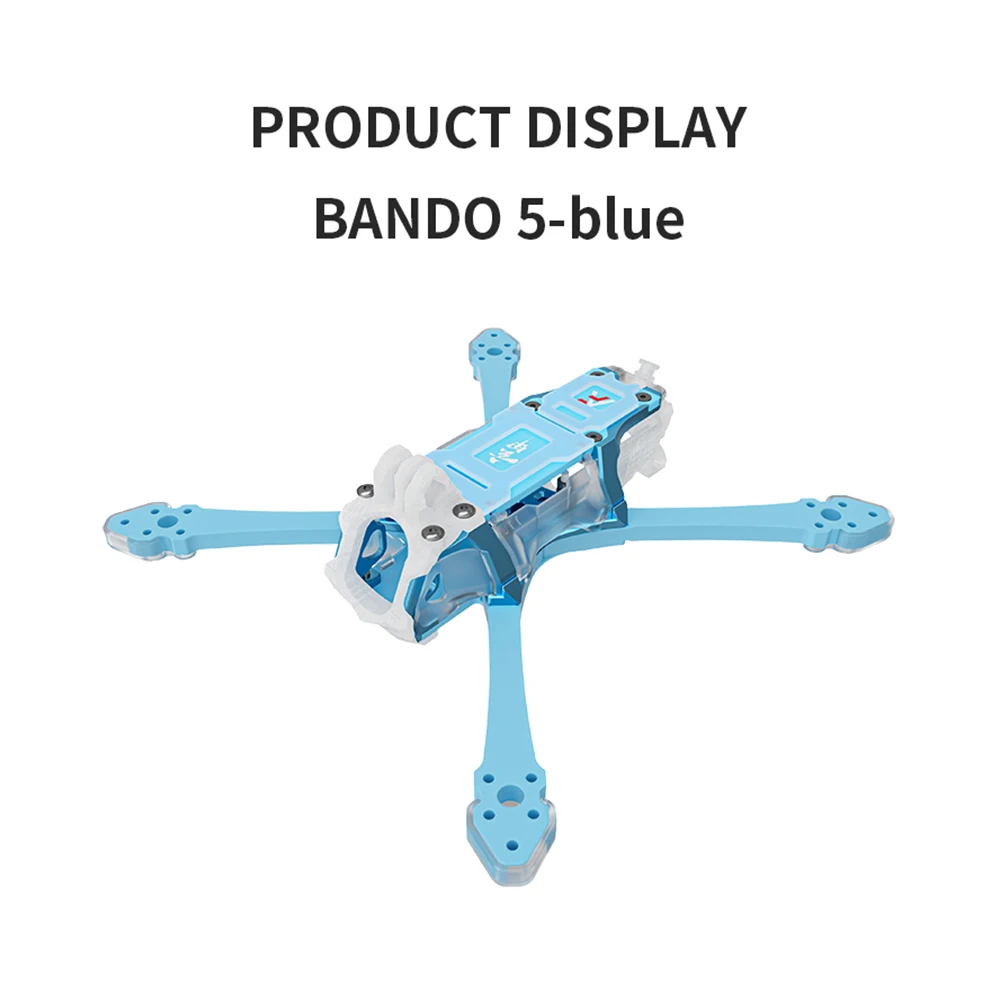 Axisflying Bando 5 5 Inch FPV Drone Frame Kit, True X Design for Freestyle Racing & Cinematic Shooting, High Strength Lightweigh thumbnail 4
