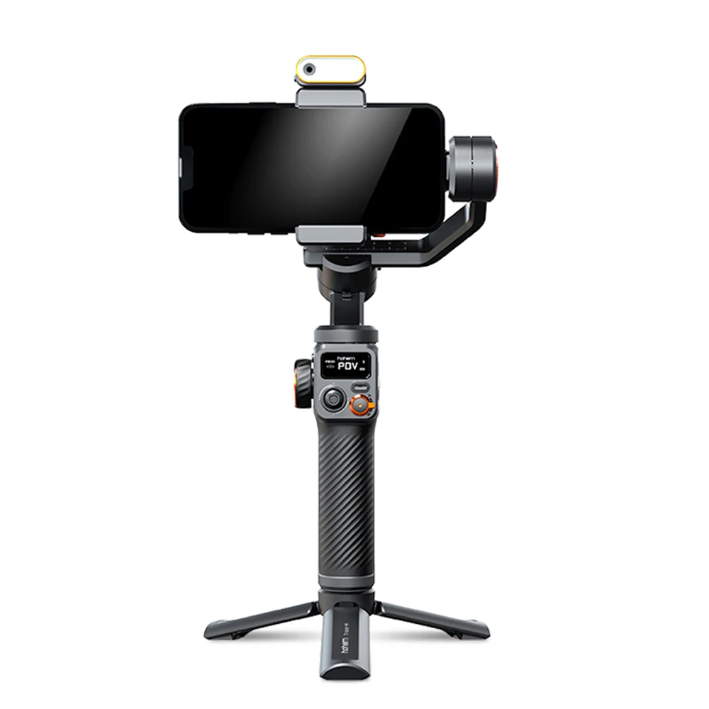 Hohem Isteady M6 Smartphone Gimbal Anti-shake Handheld Gimbal Stabilizer  With Fill Light For Iphone 13 Pro Max Samsung - Handheld Gimbals -  AliExpress