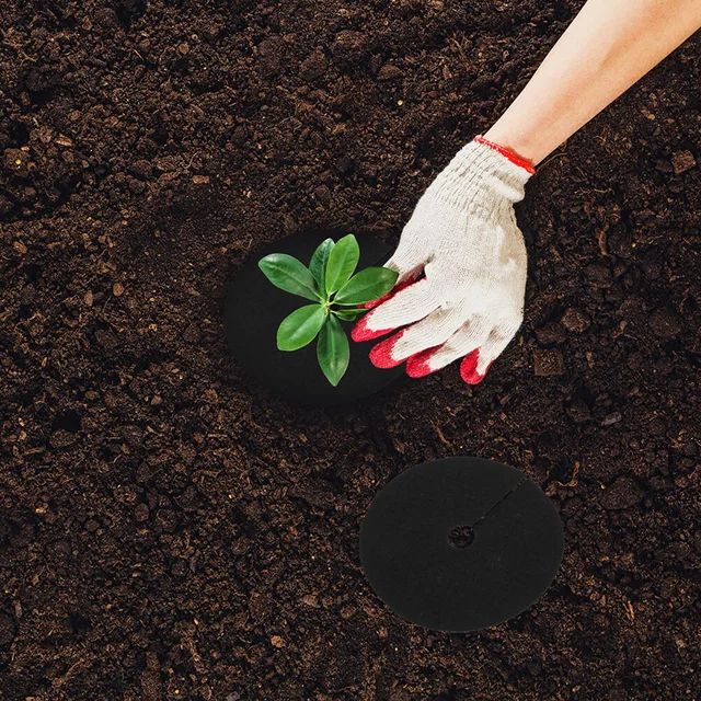 Őrölt Ruhák Fa Gyűrű Kertészkedés Gyomnövényes Fasz Anyagvezérlés Nem Szőtt Fedél - Image 2