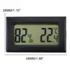 Mini Digital Embedded Temperature Humidity Meter LCD Indoor Convenient Temperature Sensor Left And Right Screens 50~110 Degree 6