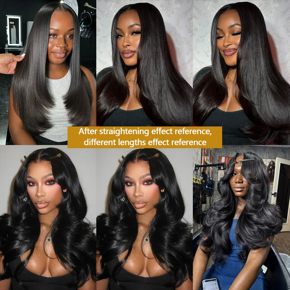 Raw Hair Bundles 100% Human Hair 15A Double Drawn Vietnamese Raw Hair Straight Human Hair Bundles Unprocessed Virgin Hair Bundle 6