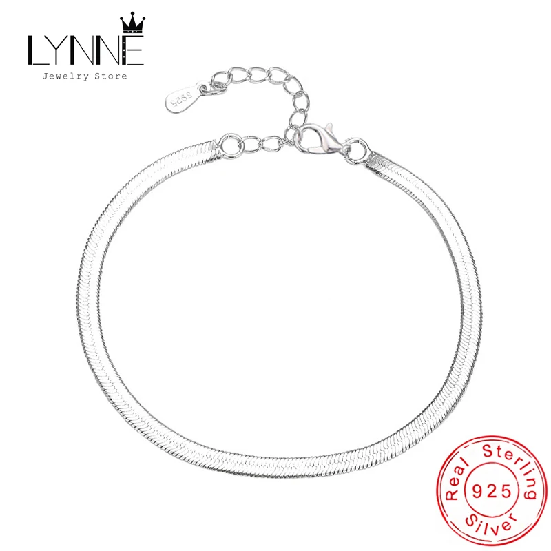 뜨거운  남여 간단한 플랫 뱀 Anklets 여성 쥬얼리 펑크 록 광택 블레이드 ..