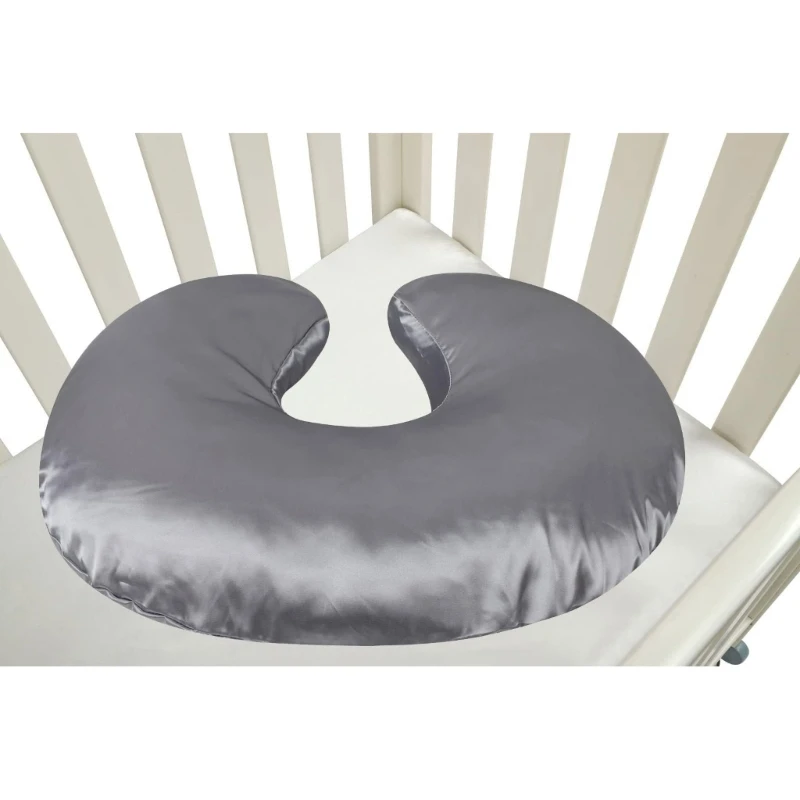 Baby Nursing Pillow Cover Breathable Nursing Mom Breastfeeding Pillow Cover Removable U-Shape Nursing Pillow Slipcover