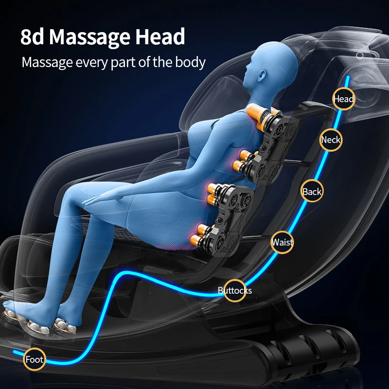Wholesale Office Chair Black Body zero gravity massage chair Armchair Apartment Home Massage Chair 2